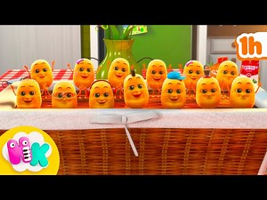 One Potato, Two Potatoes 🥔 Potato Man Cartoon for Kids | HeyKids Nursery Rhymes - Videos For Kids