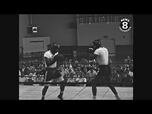 Heavyweight champion Floyd Patterson training in Oceanside, California 1958