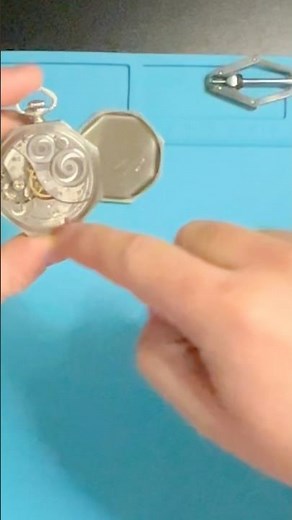 The RIGHT WAY to Remove a Pocket Watch Case Back #shorts