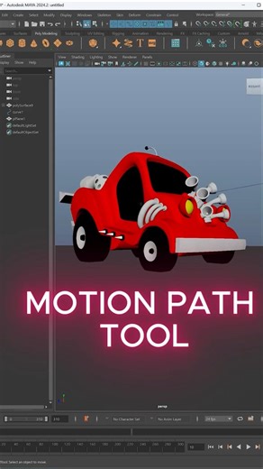 Tired of Animating Vehicles with Motion Path in Autodesk Maya