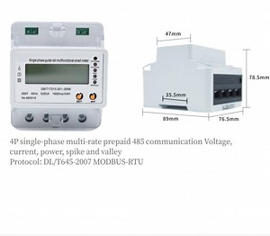 [Hot Item] Multi Rate Prepaid Energy Meter with Voltage and Current