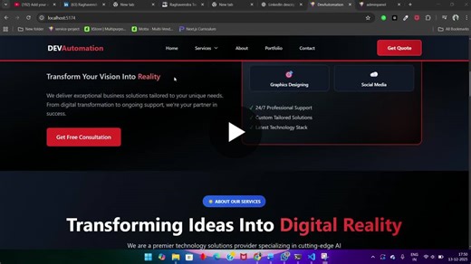 #mernstack #webdevelopment #fullstackdeveloper #reactjs #nodejs #mongodb #projects #linkedinvideo | Raghavendra Tavati