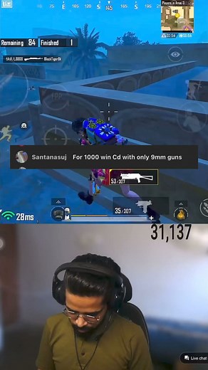 3.5K views · 28 reactions | 9 MM guns challenge in conqueror lobby #bgmi #pubg | Razzee Gaming | Facebook