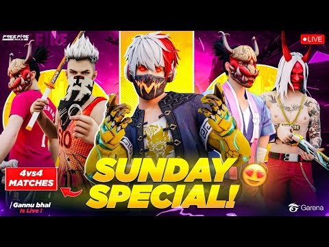 GANNU BHAI LIVE//4v4 MATCHS// UNLIMITED MATCHS