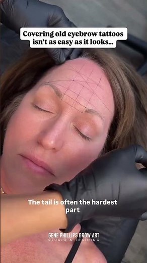 Eyebrow Microblading Step by Step 🌟 Professional Technique | PMU Artist @genephillipsbrowart