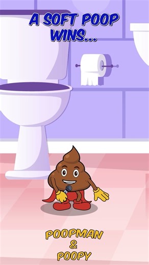 💩🎶 A soft poop wins — it's the best for you! | 💩 Poopman & Poopy