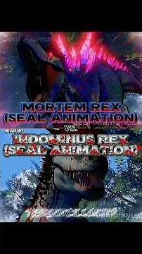 Indominus Rex Nivel 40 (Seal Animations) vs. Mortem Rex (Seal Animations) | #sealanimations #1vs1