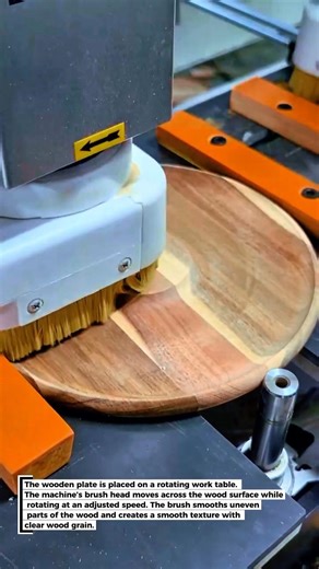ADVANCED WOOD BRUSHING MACHINE – MAKE SMOOTH & NEAT WOODEN PLATES!