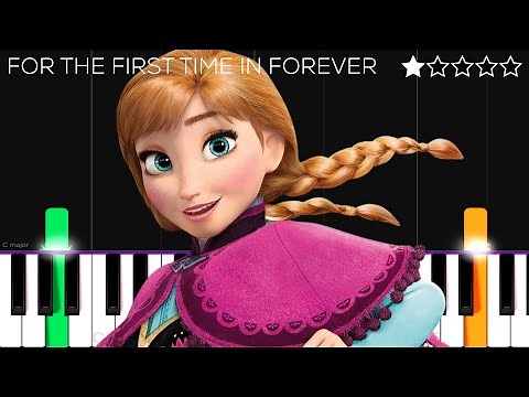 Frozen - For the First Time in Forever | EASY Piano Tutorial