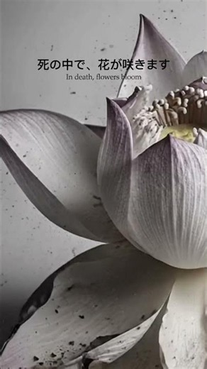 in death flowers bloom