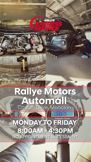  Express Service – Now at Two Locations!  Rallye Motors Automall...