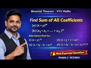 Score Full Marks on Binomial Theorem | VTU DMS PYQ Walkthrough