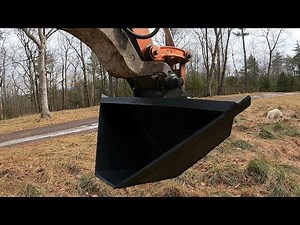 Making an excavator swale bucket