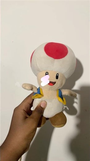 Toad As A Trash Can! 🗑️ #mario #marioplush #ai