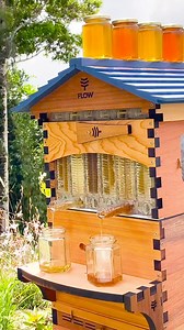 23K views · 1.4K reactions | Just sit back, relax, and watch the honey flow  #honeyharvest #flowhive #honey | Flow Hive | Facebook