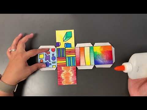 Folding a Cube Template