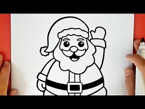 COME DISEGNARE BABBO NATALE