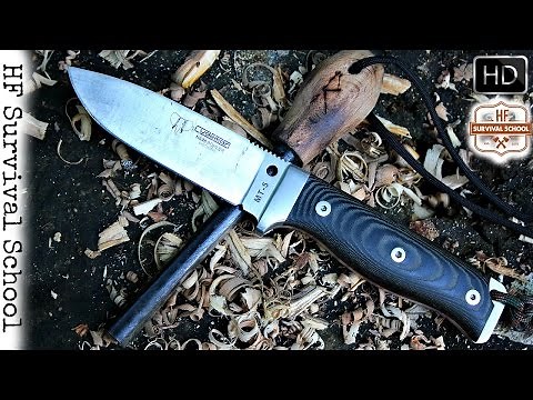 Cudeman MT-5 Review - Best Spanish Survival Knife ? - Bushcraft - HD Video