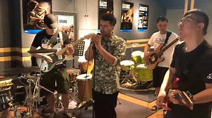 Sangai Bachauna in China! Chinese band backing up a Nepali singer | Monkey Temple