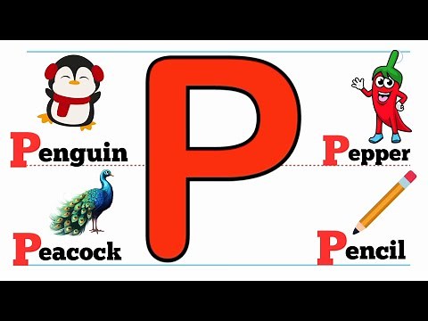 Phonics | The Letter P (Official Video) Signing for Babies ASL | Letter Sounds P | Patty Shukla