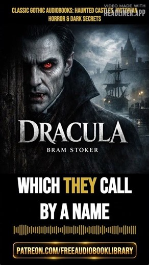 🟡 Dracula (Alternative Reading) (Full Audiobook) | Bram Stoker (Part 1 of 2) | Classic Gothic...