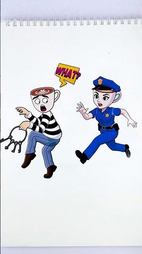 Police Italian Brainrot Sticker Book DIY #italianbrainrot #tungtungtungsahur #papercraft #diy