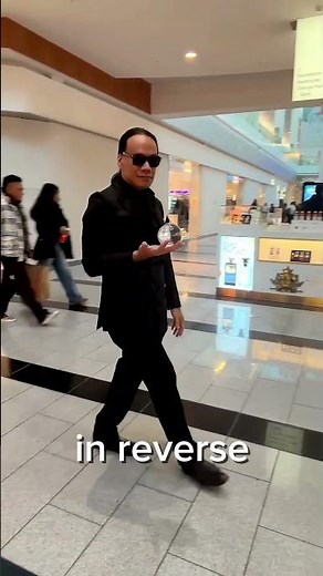 Man Walks Backwards Perfectly 😳 | Reverse Walking Illusion
