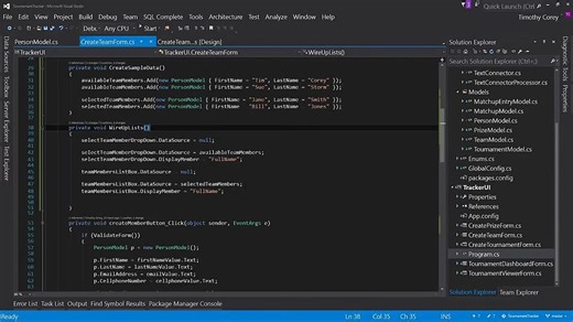 Create a C# Application from Start to Finish - Complete Course