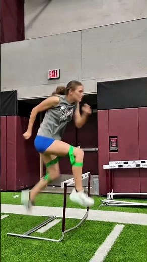 Slowing it down to fine tune some hurdle technique | Hurdle training