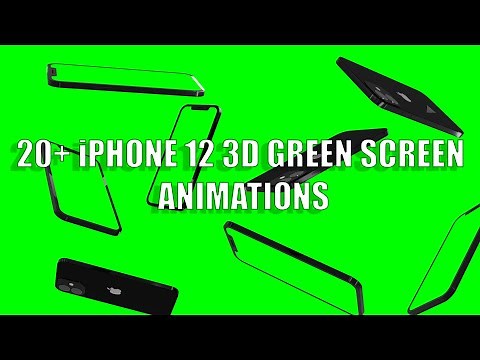 20+ BEST Iphone 12 Green Screen 3D Animations|| Free footage