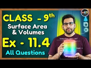 Class - 9th Ex - 11.4 Q1 to Q10 (Surface Areas and Volumes)| Class 9 Math NCERT CBSE ‪@GREENBoard‬
