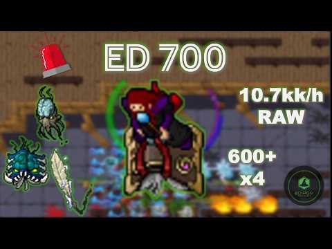 TIBIA | SECRET LIBRARY ICE SECTION | TEAM HUNT X4 650+ | ED POV