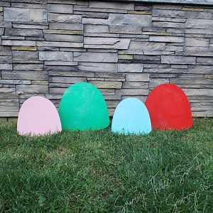 Shimmery Gumdrops | Gummy Candy Drops | Outdoor Christmas Decor | Glitter Glistening Gum Drops | Yard Art | Winter Land Decoration | Wood - Etsy