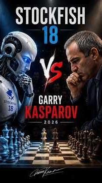 Stockfish 18 vs Garry Kasparov – Human Genius vs Artificial Intelligence chess #chess
