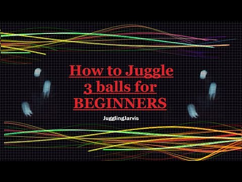 How to juggle 3 balls for BEGINNERS