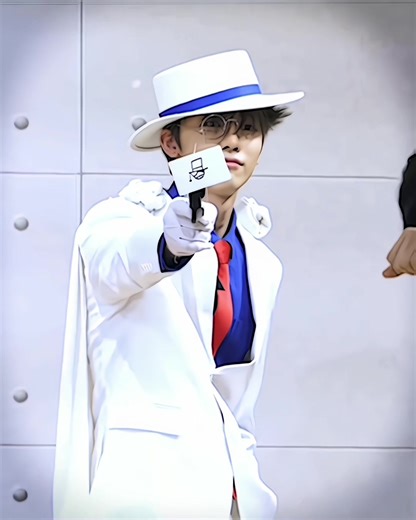 Jaemin and Kaito Kid Cosplay Fun