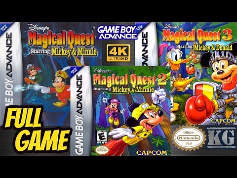 Disney's Magical Quest TRILOGY [GBA] Gameplay Walkthrough FULL GAME [4K60ᶠᵖˢ UHD🔴]