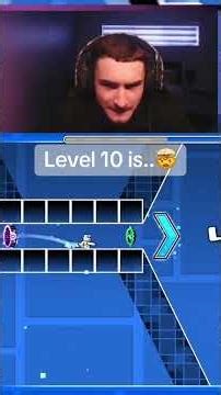 10 levels of difficulty in Geometry Dash #viral #geometrydash #gd #youtubeshort