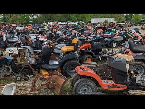 Tour of Almost Heaven Lawn Mower Graveyard 2025