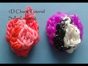 1D One Direction Charm Loom Band Tutorial