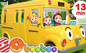 【GoBooBoo英文儿歌】Wheels on the Bus (Garden Version) 巴士上的轮子（花园版） More Nursery Rhymes