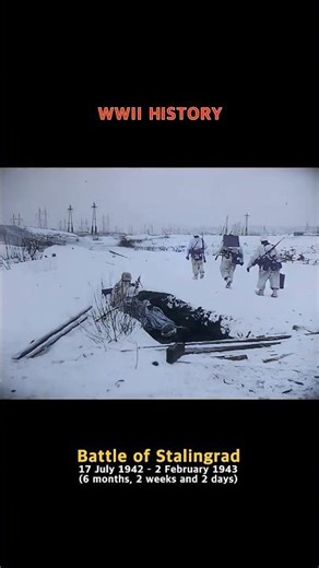 BATTLE OF STALINGRAD, the fiercest battle on the Eastern Front in the Second World War #ww2 #history