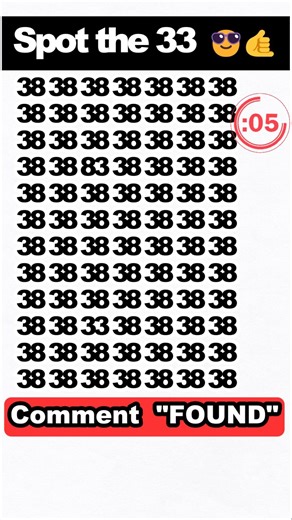 🧐Only "Eagle Eyes" Can Find the 33! 🦅#shorts #focus
