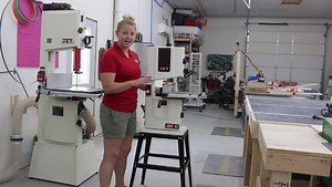 Watch JET 10 Inch Woodworking Bandsaw With Stand on Amazon Live