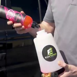 1.6K views · 2.2K reactions | A Foam Cannon is by far the most effective way to wash your car. Stop causing damage to your finish by using recycled water in a bucket that gets filled with dirt by the time you're done washing your vehicle. Foam Cannon + Super Foam Soap » https://exoforma.com/cannon-soap Cannon + bucket + mitt + soap + towel » https://exoforma.com/cannon-kit | ExoForma | Facebook