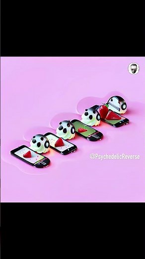 Tiny SNS Quartet [BLUE HAMHAM] #psychedelic #animation #music #tiny #sns #quartet #🐹 🐽