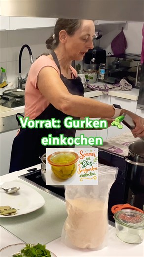 Gurken einkochen #vorräte #gurken #einkochen #rezept