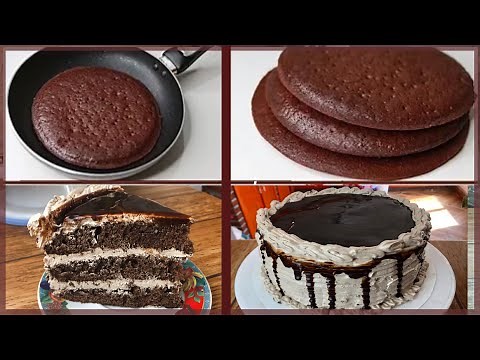 Very easy and delicious pan chocolate cake