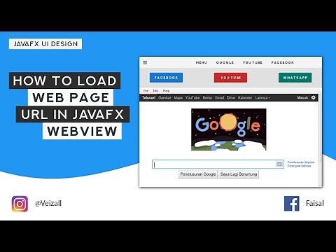 JavaFx How To Load Web Page Url WebView