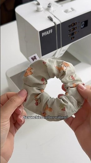Du willst deine Scrunchies selber nähen? Ich zeig dir wie – in 5 Schritten! 🧵✨ #scrunchies #nähen